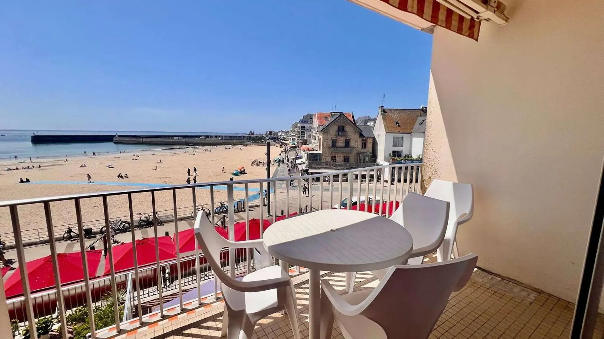 Studio Cosy A Quiberon, 27M², 1Er Etage, 3 Pers, Animaux Admis, Parking, Face Mer - Fr-1-478-98 公寓